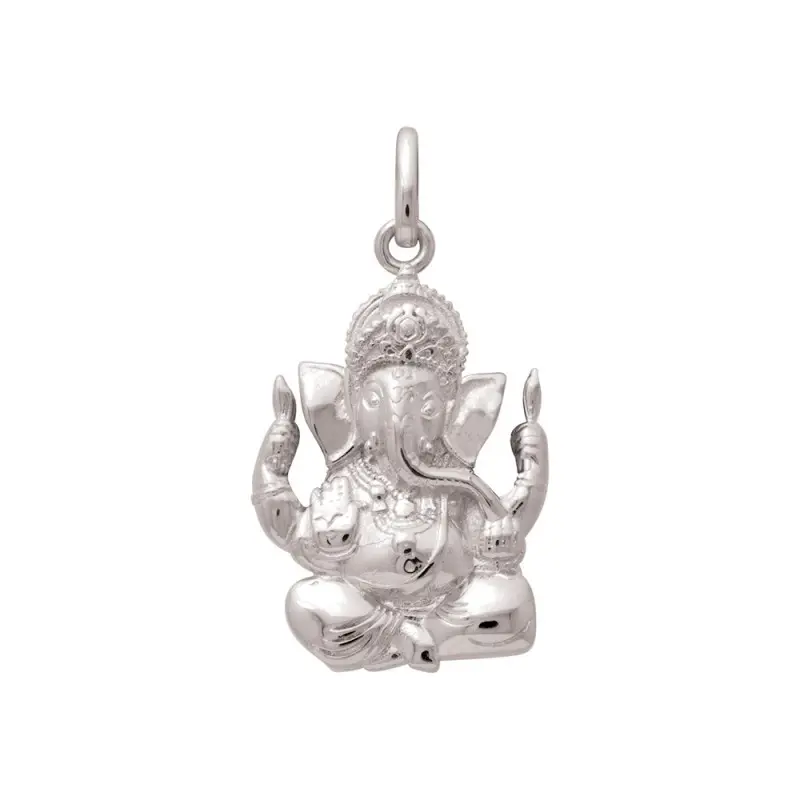 Pendentif Ganesh en relief Argent