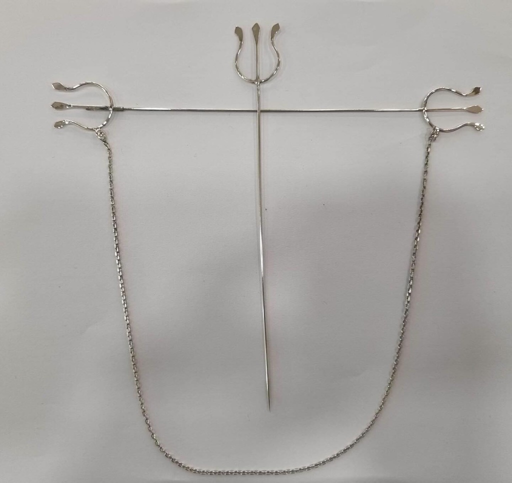 Aiguille Trident fin Argent
