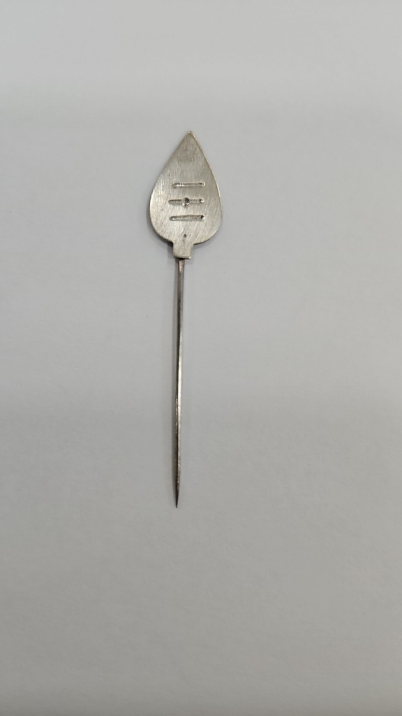 Aiguille vel front argent 
