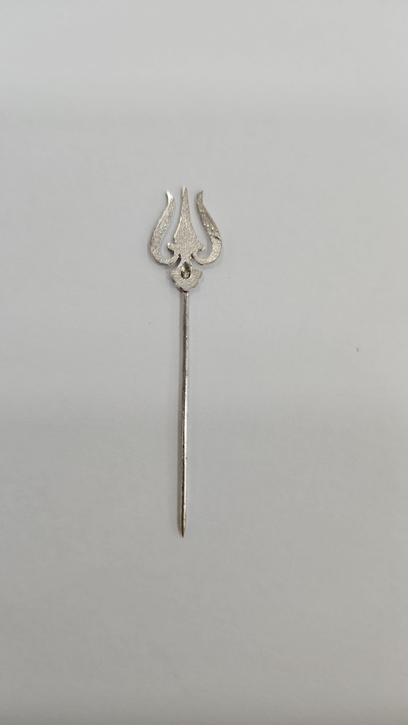 Aiguille trident front argent 
