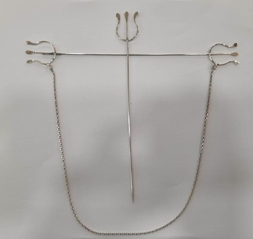 Aiguille Trident fin Argent